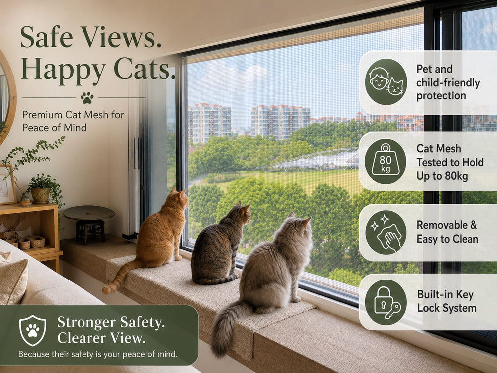 Cat Safety Mesh vs Window Grilles: Which Is Better?