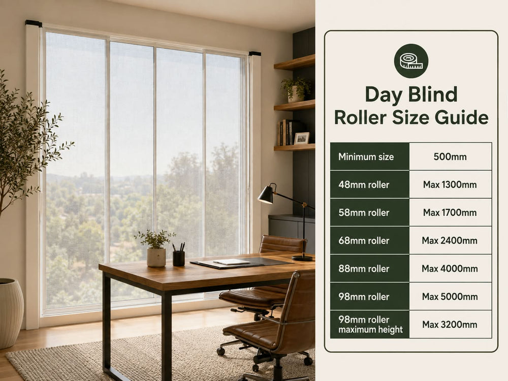 Choosing the Right Roller Size for Your Day Blinds