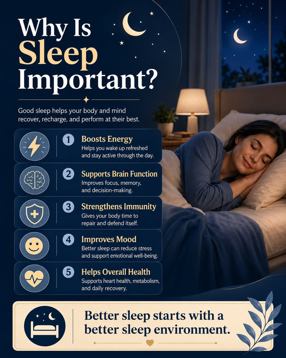 Why Good Sleep Matters and How Blackout Blinds Can Help