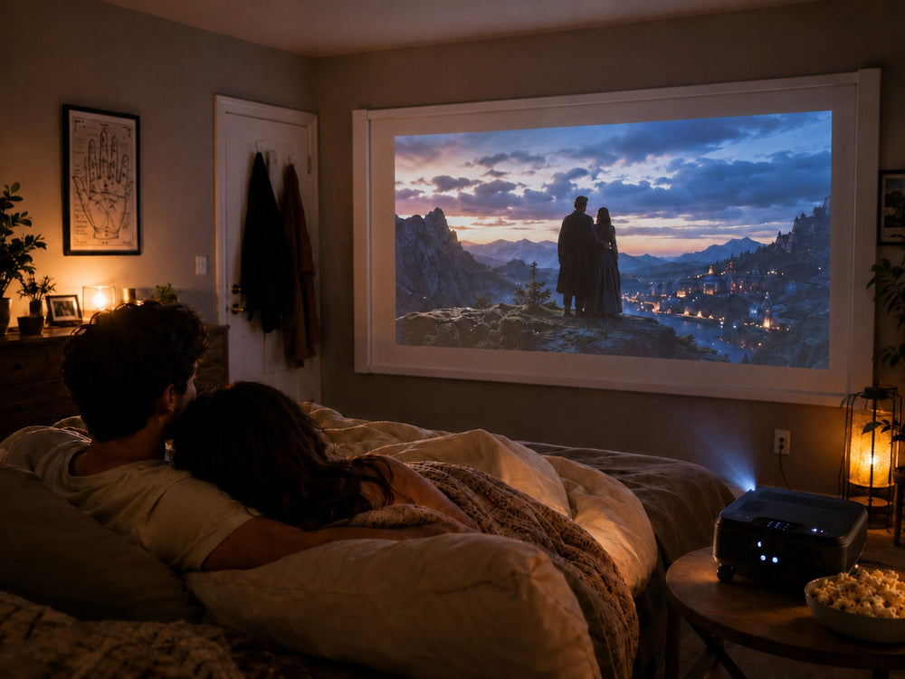 How White Blackout Blinds Can Be Used as a Projector Screen